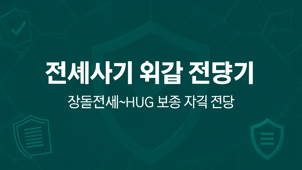 전세보증금 반환보증 가이드 — 보증기관·보증료·가입 조건 한눈에 정리